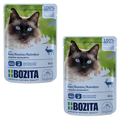 Bozita Pouch Häppchen in SOßE mit Rentier - Doppelpack - 2 x 12 x 85g