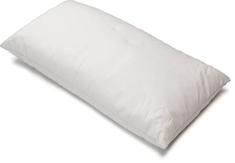 GIRAFFENLAND Lagerungskissen, Kopfkissen oder Schlafkissen 60x40cm Kissen mit EPS-Perlen und Reißverschluss, 1-2mm, Farbe: weiß