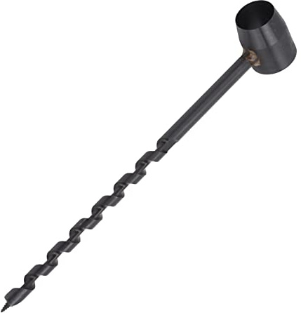 ViaGasaFamido Handbohrer, Kohlenstoffstahl Manueller Schneckenbohrer für Bushcraft und Camping, 10-230mm, Schwarz, 1 Stück | Manueller Bohrer aus Kohlenstoffstahl Für Bushcraft, Camping und Holz