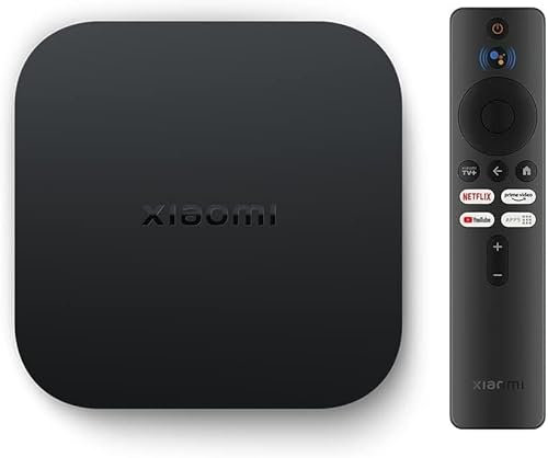 Mi TV Box S 2nd Gen - Lettore 4K Ultra HD Streaming - Bluetooth, HDR, Wi-Fi, Assistente Google con Chromecast, compatibile con Android, controllo di ricerca vocale, 8 GB