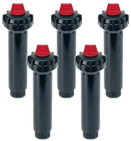 Difusor Toro 570Z-4P Emergente 10cm [Pack 5] Difusor con válvula Check-O-Matic - caudal de Purga Cero, diseño Resistente - riego preciso y Ahorro de Agua