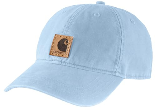 Carhartt Herren Canvas Cap Baseballkappe, Nebelblau, Einheitsgröße
