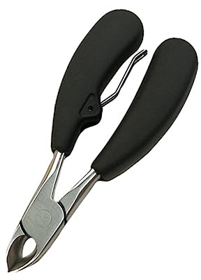 Healvian Cortaúñas de Acero Inoxidable para Uñas Gruesas o Encarnadas Mango Antideslizante Herramienta para Uñas Encarnadas para Cuidado de Casa