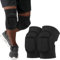 Comfyouth Knieschoner Volleyball 20mm Dicker Schwamm Knieschützer Schwarz Absturz Kniestütze Stretch Kniebandage für Tanzen Basketball Laufen Sport