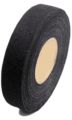TYNXK Elektrisches Klebeband 15 m Isolierband, hitzebeständiges Kabelbaumband, Isolierung, Auto-Stoff-Gewebeband, wasserdichtes, geräuschbeständiges Klebeband Draht Band(Color:25mm)