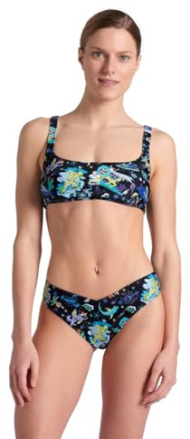Arena Women's Arena Fun Planet Bikini Bralette Two Piece Swimsuit Donna (Pacco da 1)
