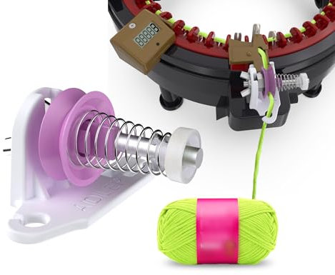 AIDILER Strickmaschinenspanner, Rund, Metall, Weiß, geeignet für ADDI 46 Nadelspanner