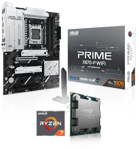 Aufrüst-Kit Bundle Ryzen 7 7800X3D Prozessor, ASUS Prime X870-P WiFi Mainboard, be Quiet! Dark Rock 5 (zusammengebaut inkl. Bios Update + Funktionskontrolle)