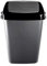 BH | Small Swing Bin 5 Liters | Gray | 1 Pc | Waste, Durable, Lightweight Hinged Swing Lid for Kitchen, Office, and Home Use – Odor Reducing Design - L 18.5 cm x W 15.5cm x H 29cm - By BEST HOUSE