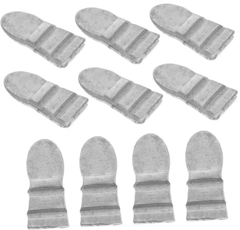 ULTECHNOVO 10pcs Steel Handle Wedge Kit for Handle Reinforcement Metal Shims Replacement Suitable for Camping Tools and Felling Wedges