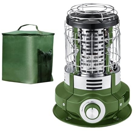 Riscaldatore da terrazza per esterni, riscaldatore esterno, piccoli riscaldatori | 1500 W per esterni, forno portatile per con protezione antiribaltamento per campeggio