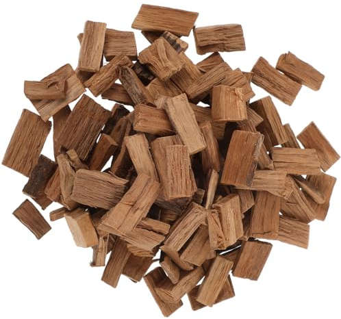 Garneck Oak Chips for Aging Whiskey Wine Brewing 0.79X0.79X0.20In Toasted Oak Wood Chips Home Brewing Supply Enhance Aroma and Taste