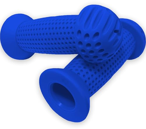 VIAUMBR Barncykelhandtag cykelhandtag handtag handtag ergonomiska gummi cykelstyre halkfria för barn cykel skoter, barncykel, barncykel 1 par 100 mm 22 mm kaliber mörkblå