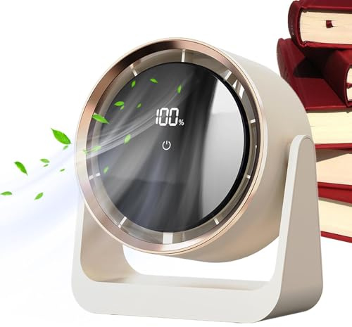 Ventiladores circuladores de aire de mesa – Ventilador de escritorio pequeño USB | Ventilador de escritorio pequeño de rotación | Ventiladores de mesa para dormitorio | Silencioso para mesas |