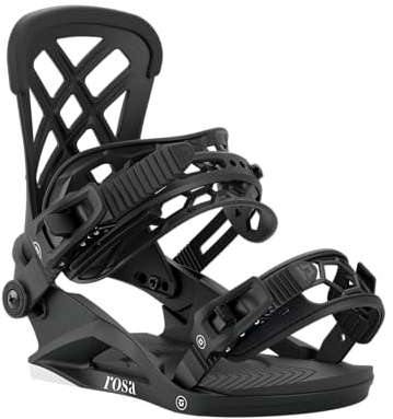Union Rosa Women's Snowboard Bindings, Black, Medium