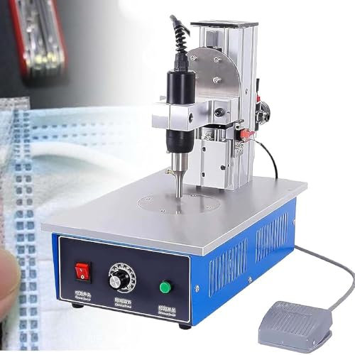 Saldatore portatile ad ultrasuoni in plastica con pedale elettronico per tessuti non tessuti e nylon rivettatura e saldatura a punti