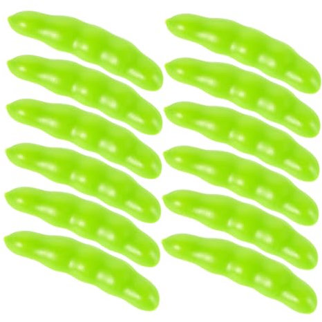ABOOFAN 20 Pezzi Piselli Artificiali in Pvc Design Realistico, Decorazione Versatile per Ufficio e Casa, Modelli di Piselli Finti per Arredo Verde e Accessori Fotografici