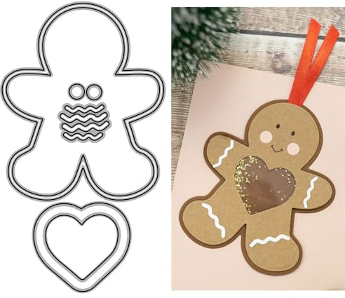 Weihnachts-Stanzformen für Kartenherstellung, Herz-Bordüre, Metall-Stanzformen für Papier, Scrapbooking, DIY-Schablonen für Album, Party, Hochzeit, Festivals, Dekoration