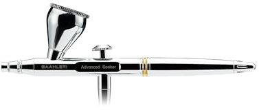 Gaahleri Airbrush Seeker, dubbellyftning med gravitationskopp, 6-kanals snabbkopplingsmunstycke, 0,3 & 0,5 mm set med dubbelnål/munstycke, 1/3 uns mugg och ergonomisk för modellbygge