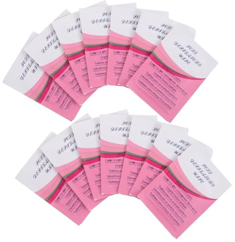 Beaupretty Lingettes Nettoyantes La Cire Pour Soins Post-épilation 50 Pcs Élimine Résidus De Cire, Douce Types De Peau, Nettoyage Après Épilation