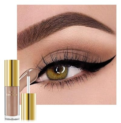 Fard a Paupiere Liquide Velvet, Rose Brun Liquid-to-Powder Ombre a Paupiere | Waterproof avec Finition Mat Naturel, Estompage Facile, Longue Tenue Hautement Pigmentée, Vegan Maquillage pour les Yeux