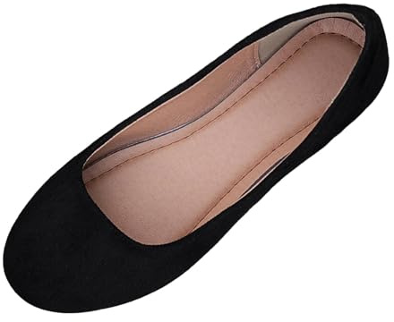 Casual Shoes Womens Ballet Flats Slip On Dress Shoes Pumps Party Smart Dolly Shoe Pumps Round Toe Loafers Lightweight Comfortable Flats