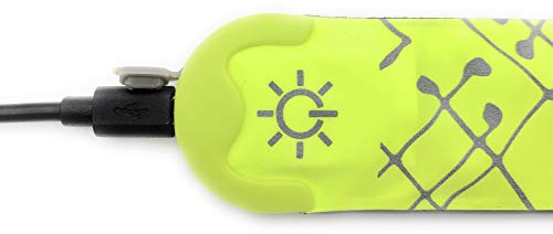 ELANOX LED Armband Leuchtband für Sport Outdoor Reflektorband Sicherheitslicht Slap Band für Fahrradfahren Joggen Kinderwagen