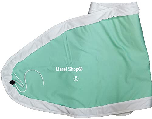 Marel Shop® - Telo copriasse in Cotone per Ferro da Stiro Alta qualità Made in Italy e Lunga Durata per ASSE da Stiro (130X50cm)