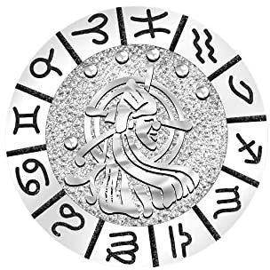 Andante CHUNK Click-Button Druckknopf für Chunk-Armbänder, Chunk-Ringe und andere Chunk-Accessoires - Jungfrau