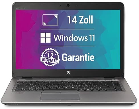 HP EliteBook 840 G3 14 Zoll Full HD Laptop Intel Core i5-6300U@ bis zu 3 GHz 8 GB 256 GB SSD mit Windows 11 Pro & GRATIS Antiviren-Software inkl. 12 Monate Garantie (Generalüberholt)
