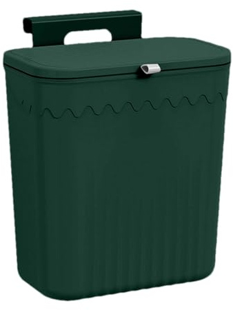 Sort & Go 3L - Composteur Cuisine - Poignée De Transport - Petite Poubelle Compost De Table, Comptoir Ou sous La Cuisine, Poubelle Suspendue pour La Cuisine,Poubelle Suspendue
