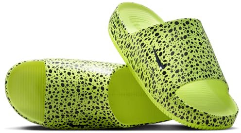 Nike Men's Calm Slide Print NS, Volt/DK Obsidian-Volt, 11.5 UK