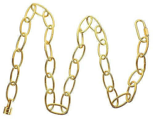 Cabilock Kronleuchter-kettenverlängerung in Form Eines 3 8-cm-clips 1 M Lange Hängekette Für Kronleuchter-befestigungskette Dekorative Hängeleuchten