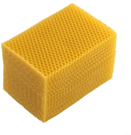 ChicBosomn Natürliche Bienenwachsbögen, 30 Stück, Großhandelspaket, handgerollte Bienenwachskerzen