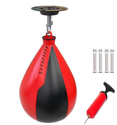 Speedbag Boxset | Hängender Speedbag | Box-Reflexball-Set | Tragbarer Drehbarer | Wiederverwendbarer Boxball-Schwenkballaufsatz Für Zuhause Und Fitnessstudios
