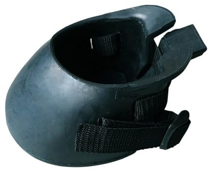Fhsqwernm Hufstiefel für Pferde, Gummi, schützend, robust, Hufschuh, dick, Hufschuh, Ersatz für Wundmanagement, 1 Paar