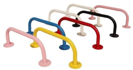 exproyzk 1 Pack Monkey Bars Playground Ladder Rungs Playground Accessories Ladder Rungs Swing Grab Handles for Children Backyard Outdoor Indoor Jungle Climbing(Pink)