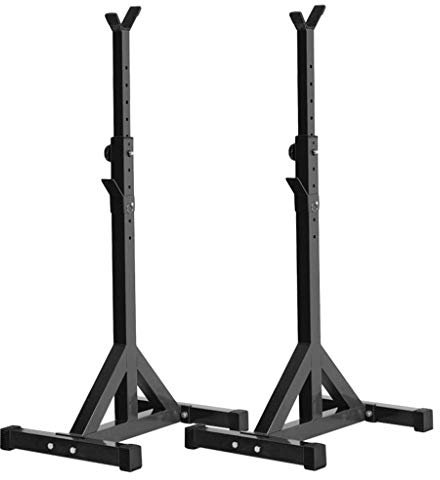 CAFIEDR Squat Rack, Multifunktionales Bankdrück-Rack, Verstellbares Langhantel-Rack, Fitnessgerät, Krafttrainingsgerät