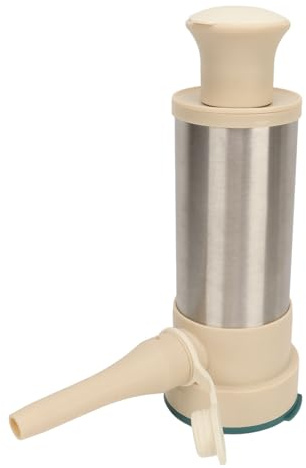Aramox Stainless Steel Manual Sausage Maker, Sausage Stuffer Machine with 4 Stuffing Tubes, Meatball Maker Easily Operated for Homemade Sausages, Diverse Cooking Needs