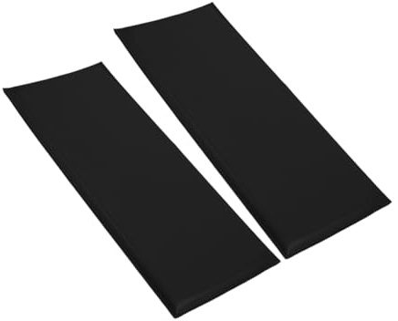 VICASKY 2pcs Anti-collision Wall Protector Pads Self-adhesive Upholstered Cushion Panels for Bedroom Nursery Safety and Decorative Headboard Stickers