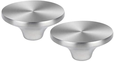 POPETPOP 2 pièces Poignée Couvercle Pot Acier Inoxydable Boutons Résistants Chaleur pour Accessoires Cuisine Pratiques Remplacement Facile pour Casseroles