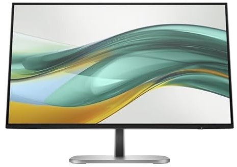 HP 524pf - Series 5 Pro - Monitor LED - 61 cm (24) (23,8 visible) - 1920 x 1080 Full HD (1080p) @ 100Hz - IPS - 350 cd/m² - 1500:1-5 ms - HDMI, DisplayPort - Jet Black, Plata (soporte)