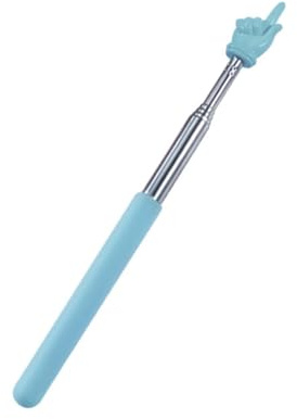 SUIOPPYUW Puntero telescópico con Altura Ajustable y Agarre cómodo. Material metálico para Actividades didácticas. La Forma del Mini Puntero es una Mano pequeña. El telescópico es Ideal para