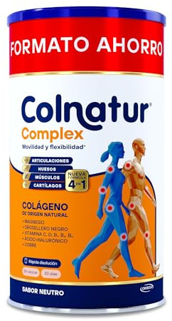Colnatur Complex Neutro | 486g | Colágeno Músculos y Articulaciones | Con Magnesio y Vitamina C, Formato Ahorro