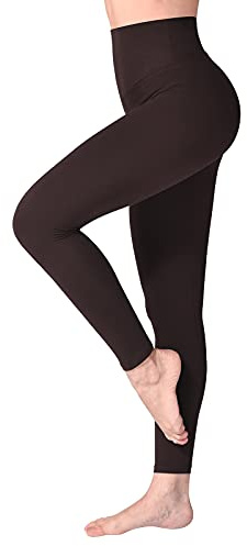 SINOPHANT Hög midja Leggings för kvinnor, Smörig Mjuk Elastisk Ogenomskinlig Tummy Control Leggings, Plus Size Workout Gym Yoga Stretchiga Byxor