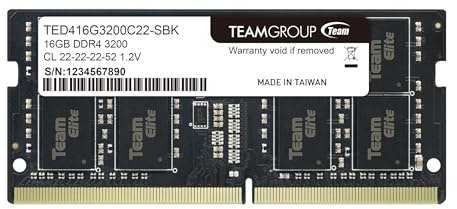 MEMORIA TEAMGROUPTE SODIMM DDR4 3200 16GB C22 ELITE