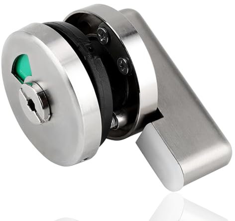 Toilet Lock,Zinc Alloy Door Lock,Indicator Latches Door Lock,Deadbolt Locks for Public Toilet,Indicator Locks with Vacan Busy Sign Indicator