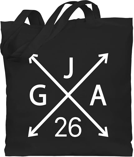 Baumwolltasche - Junggesellenabschied Männer - JGA 2026 - Unisize - Schwarz - beutel braut jungesellenabschied 24 stoffbeutel junggesellinnenabschied taschen jungesselnabschied 23 jutebeutel tasche