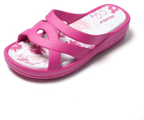 JOMIX Sandalias Plataforma Mujer Verano Comodas Chanclas con Cuña para Piscina, Playa, Mar, Baño, Ducha y Casa - Zapatillas de Goma EVA