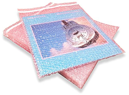 Protected Selbstklebende Luftpolstertasche für eine LP Schallplatte